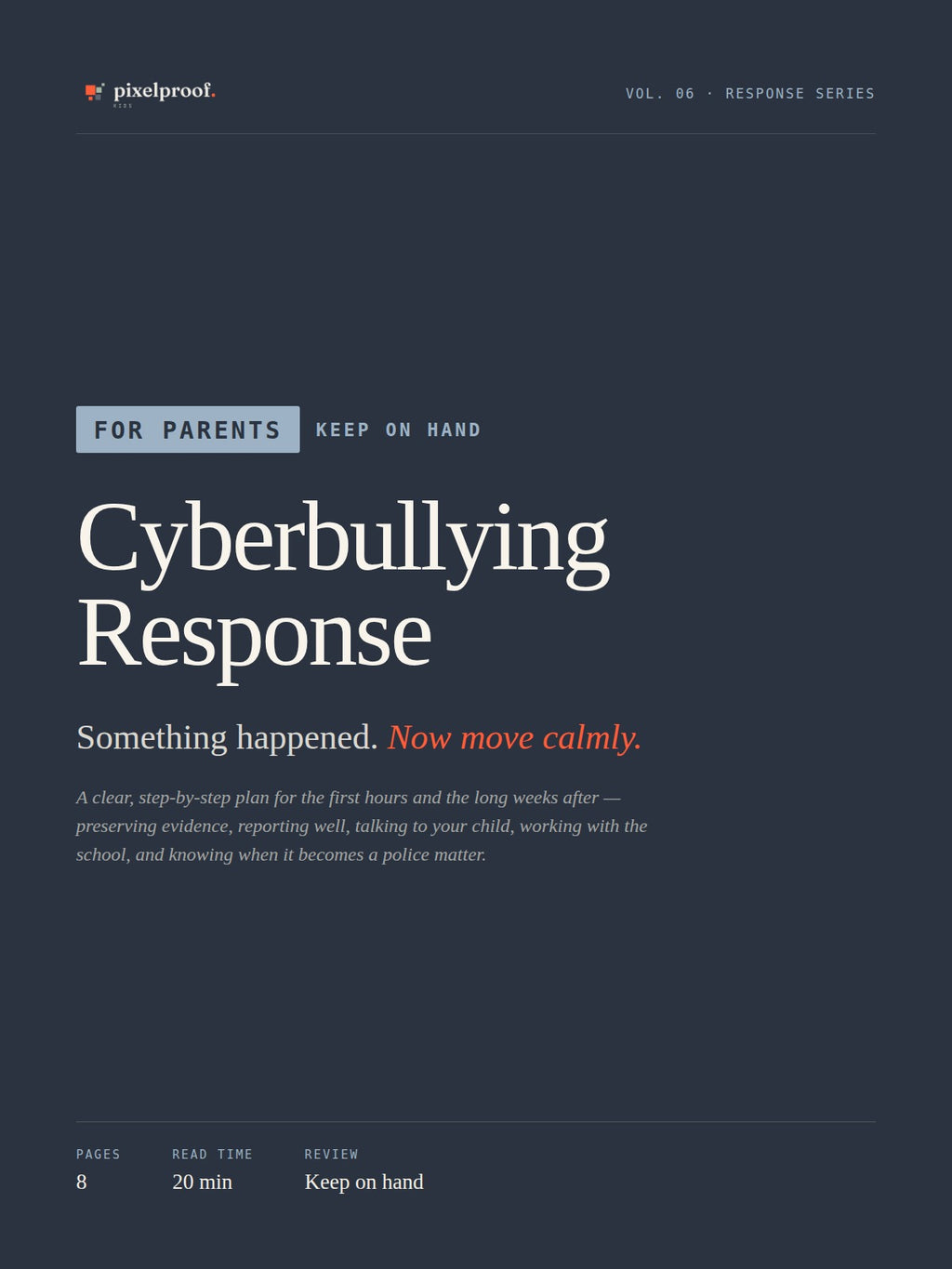 Cyberbullying Response Guide — What to Do When It Happens to Your Child