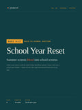 School Year Digital Reset Plan — Back-to-School Screen Rules for Kids Ages 6–14