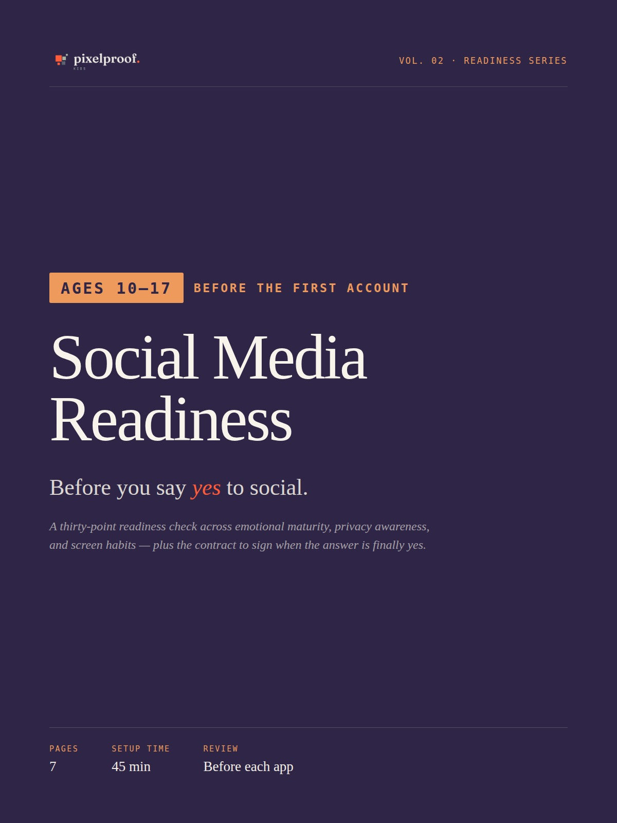 Social Media Readiness Checklist — Is Your Child Ready for TikTok & Instagram?