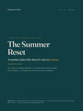 The Summer Reset — A 10-Week Summer Plan for Ages 6–14
